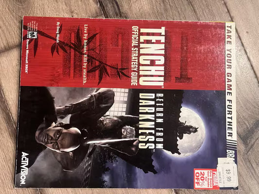 Tenchu Return Of Darkness BradyGames Official Strategy Guide Xbox 2004