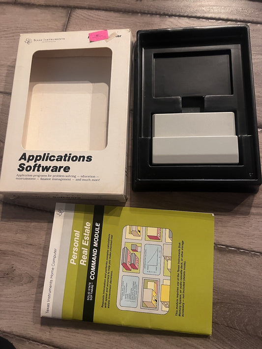 Personal Real Estate (TI-99/4a Texas Instruments Home Computer, 1982) CIB