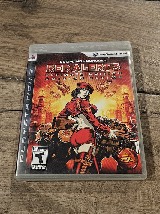 Command & Conquer Red Alert 3 Ultimate Edition (Sony Playstation 3, 2009) CIB