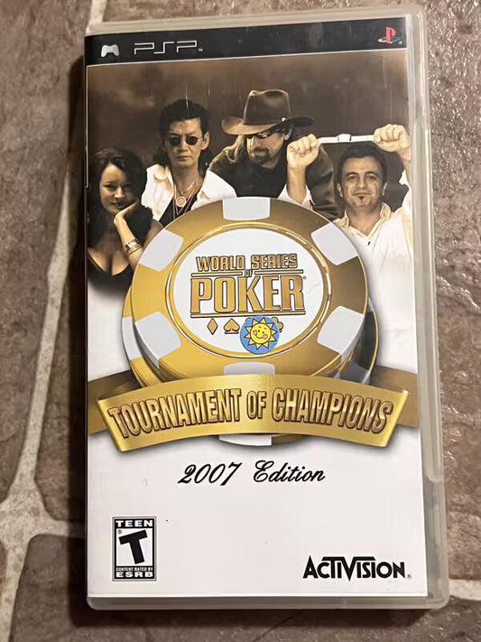 World Series of Poker 2007 (Sony Playstation Portable PSP, 2006) NO MANUAL