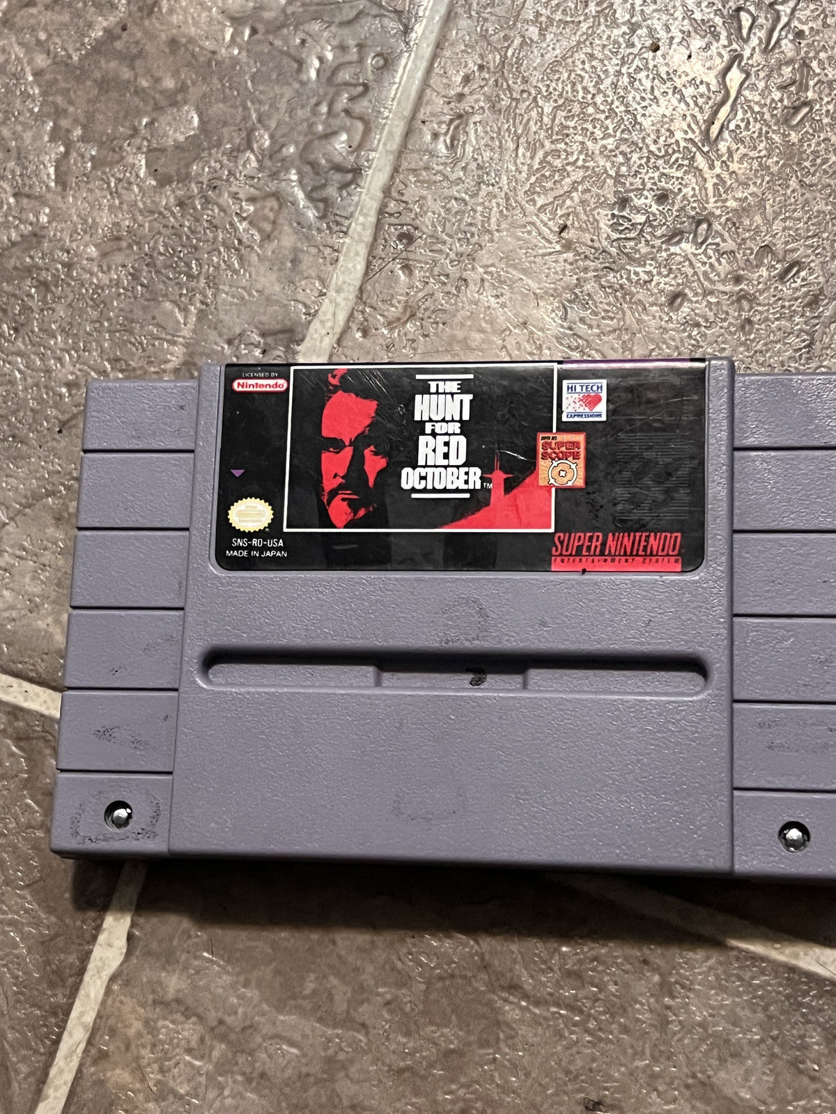 Hunt for Red October (Super Nintendo SNES, 1993) CART ONLY