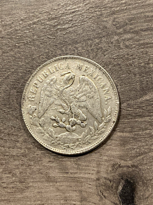 Mexico 1 Peso 1905 Mo AM  Cap and Ray