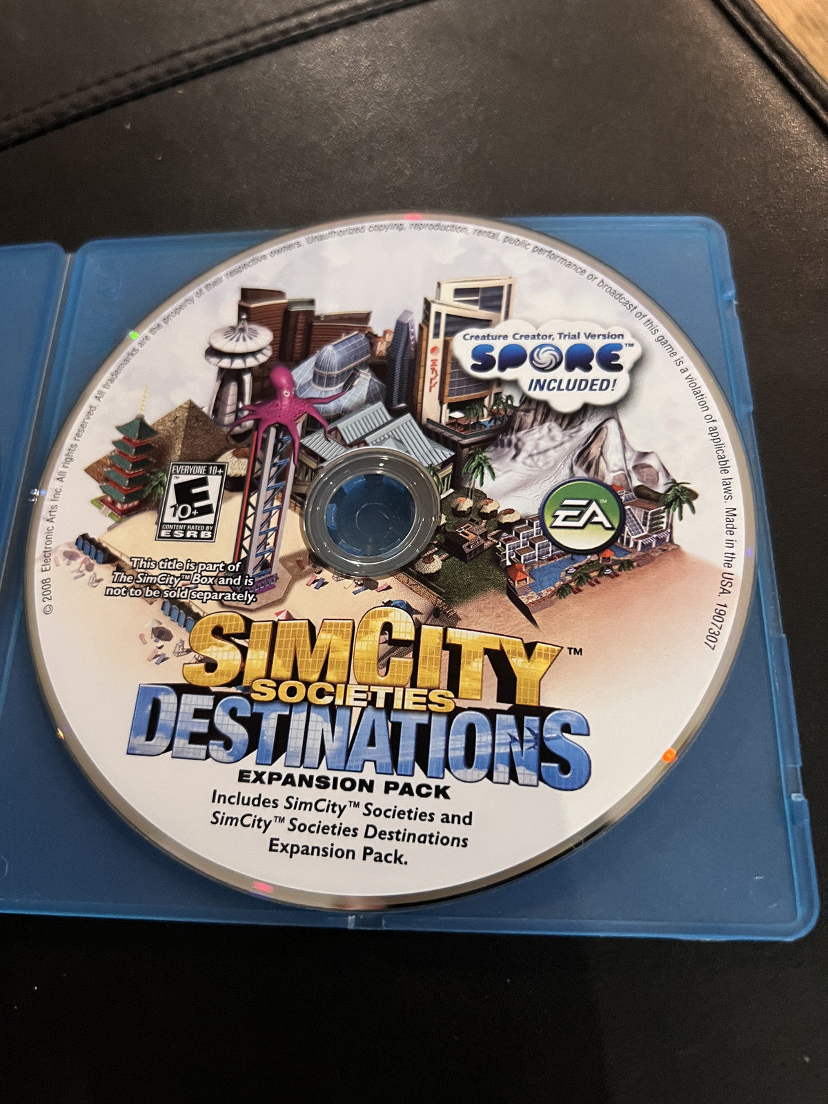 Sim city societies+destinations expansion pack PC Windows XP *DISC ONLY*