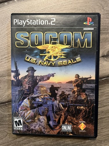 SOCOM: U.S. Navy SEALs (Sony PlayStation 2, 2002) NOT COMPLETE