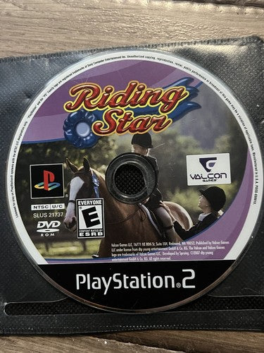 Riding Star (Sony PlayStation 2 PS2, 2008) DISC ONLY