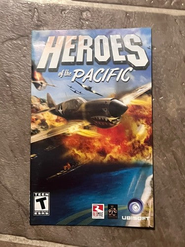 Heroes of the Pacific (Sony PlayStation 2 PS2, 2005) MANUAL ONLY