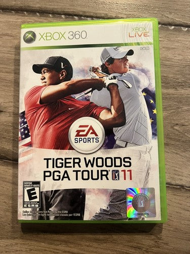 Tiger Woods PGA Tour 11 (Microsoft Xbox 360, 2010) BOX ART ONLY