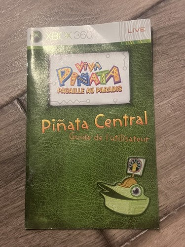 Viva Pinata: Trouble In Paradise (Microsoft Xbox 360, 2008) FRENCH MANUAL ONLY