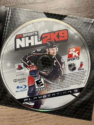 NHL 2K9 (Sony PlayStation 3, 2008) DISC ONLY