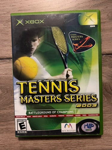 Tennis Master Series 2003 (Microsoft Xbox, 2003) CIB