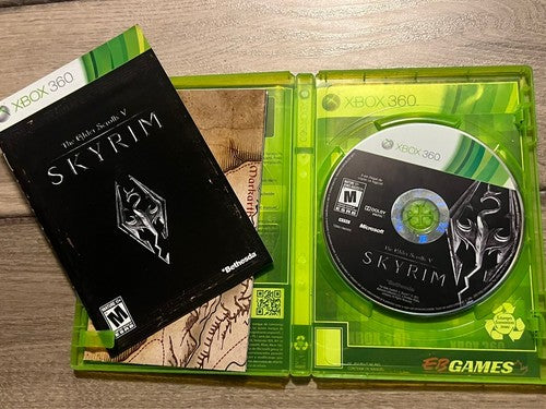The Elder Scrolls V: Skyrim (Microsoft Xbox 360, 2011) NO ARTWORK