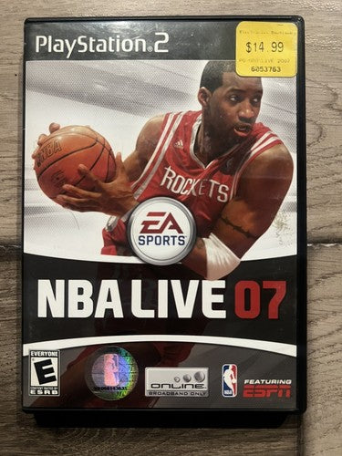 NBA Live 07 (Sony PlayStation 2, 2006) NO MANUAL