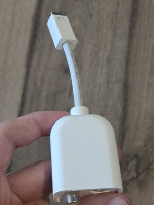 OEM Apple Mini-DVI to Video Adapter Mini-DVI to S-Video/Composite
