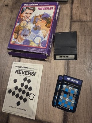 Reversi (Mattel Intellivision, 1981) CIB COMPLETE
