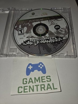 Need for Speed Most Wanted: Platinum Hits (Microsoft Xbox 360, 2005) DISC ONLY