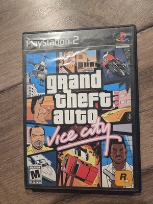 Grand Theft Auto Vice City (PlayStation 2 PS2, 2002) CIB COMPLETE WITH MAP