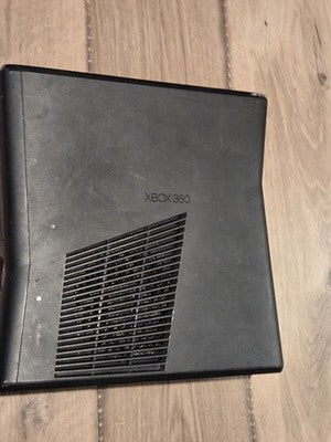 Xbox 360 Slim Matte Black 4GB Console Only No Hard Drive Cover