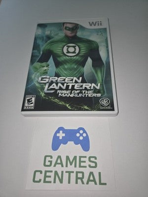Green Lantern: Rise of the Manhunters (Nintendo Wii, 2011) CIB COMPLETE