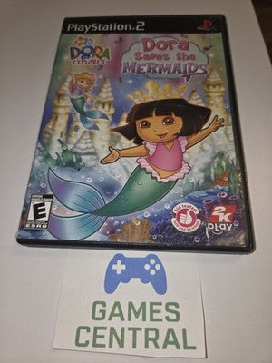 Dora the Explorer Dora Saves the Mermaids (Sony Playstation 2, 2008) NO MANUAL