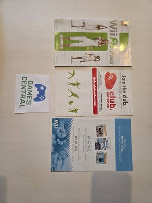 Wii Fit Plus (Nintendo Wii, 2009) MANUAL ONLY