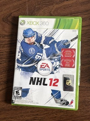 NHL 12 (Microsoft Xbox 360, 2011) CIB COMPLETE