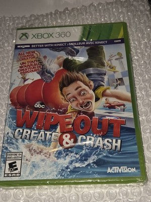 Wipeout: Create & Crash (Microsoft Xbox 360, 2013) BRAND NEW SEALED