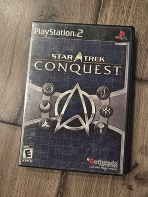 Star Trek: Conquest (Sony PlayStation 2 PS2, 2007) CIB COMPLETE