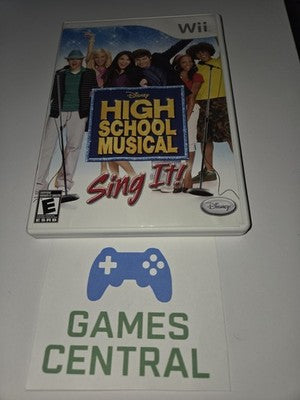High School Musical Sing It (Nintendo Wii, 2007) NO MANUAL