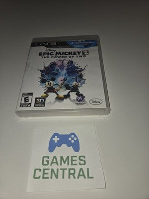 Epic Mickey 2: The Power of Two (Sony Playstation 3, 2012) CIB COMPLETE