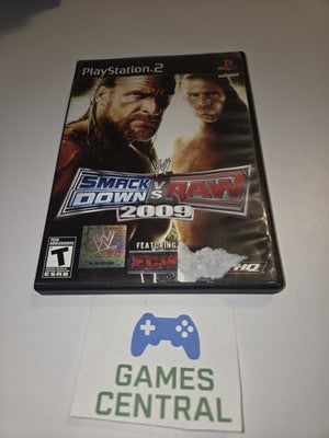 WWE Smackdown vs. Raw 2009 (Sony Playstation 2, 2008) NO MANUAL