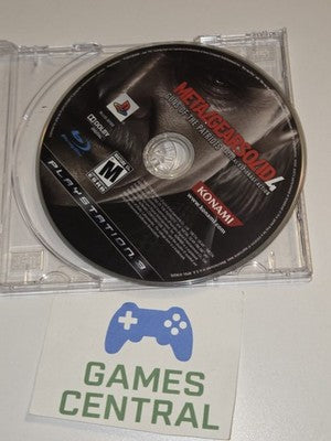 Metal Gear Solid 4 Guns of the Patriots (Sony Playstation 3, 2008) DISC ONLY