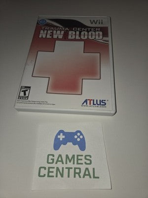 Trauma Center New Blood (Nintendo Wii, 2007) CIB COMPLETE