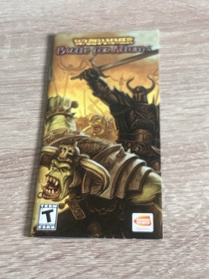 Warhammer WarCry: Battle for Atluma (Sony PSP, 2006) MANUAL ONLY