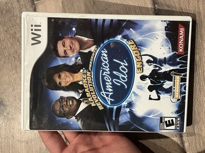 Karaoke Revolution Presents: American Idol Encore (Wii, 2008) CASE MANUAL