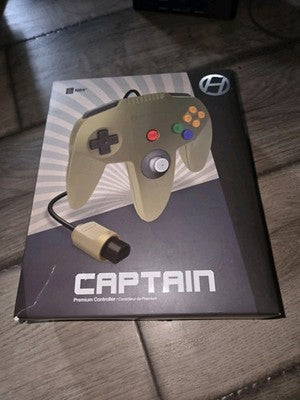 New Hyperkin 'Captain' Premium N64 Gamepad Controller for Nintendo 64 Gold
