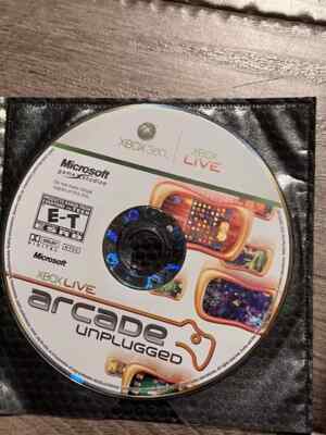 Xbox Live Arcade Unplugged (Microsoft Xbox 360, 2006) DISC ONLY