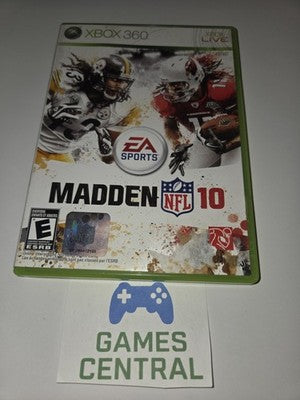 Madden NFL 10 (Microsoft Xbox 360, 2009) CIB COMPLETE