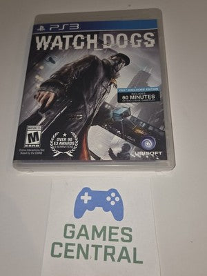 Watch Dogs (Sony Playstation 3, 2014) CIB COMPLETE