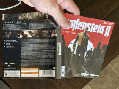 Wolfenstein II: The New Colossus (Microsoft Xbox One, 2017) ARTWORK ONLY