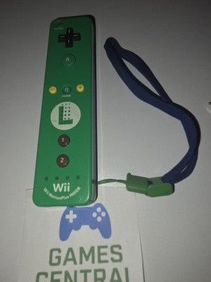 Official Nintendo Luigi Wii Remote Motion Plus Genuine OEM Controller U Mario