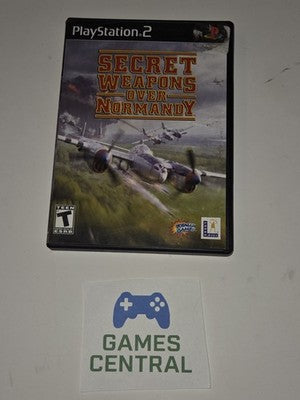 Secret Weapons Over Normandy (Sony Playstation 2, 2003) CIB COMPLETE