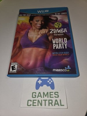 Zumba Fitness World Party (Wii U, 2013) CIB COMPLETE