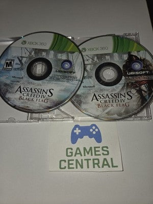 Assassin's Creed IV: Black Flag (Microsoft Xbox 360, 2013) DISCS ONLY