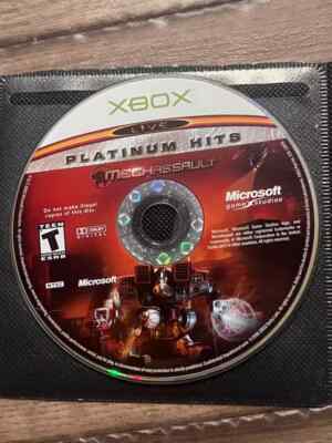 MechAssault: Platinum Hits (Microsoft Xbox, 2002) DISC ONLY
