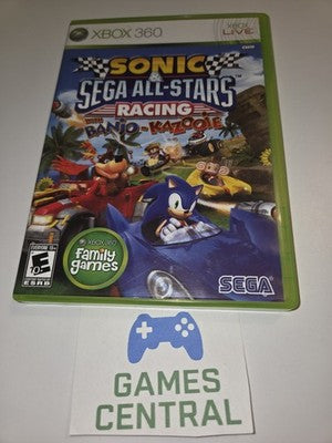 Sonic & Sega All-Stars Racing Banjo-Kazooie (Microsoft Xbox 360, 2010) CIB