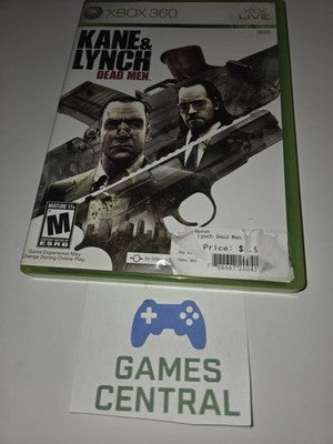 Kane & Lynch Dead Men (Microsoft Xbox 360, 2007) CIB COMPLETE