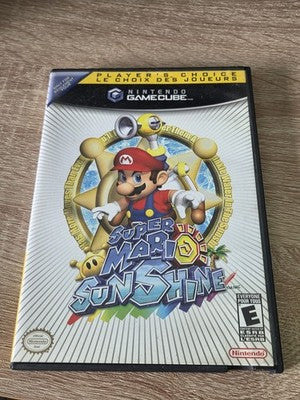 Super Mario Sunshine: Player's Choice (Nintendo GameCube, 2002) NO MANUAL
