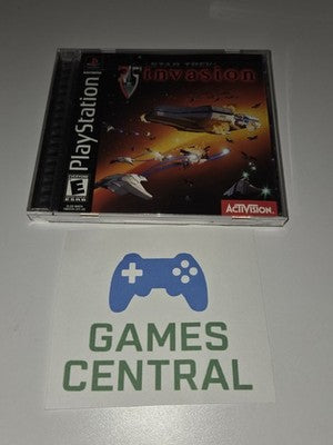 Star Trek Invasion (Sony Playstation 1 PS1, 2000) CIB COMPLETE