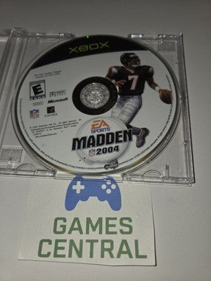 Madden NFL 2004 (Microsoft Xbox, 2003) DISC ONLY