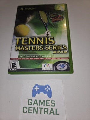 Tennis Masters Series 2003 (Microsoft Xbox, 2002) CIB COMPLETE